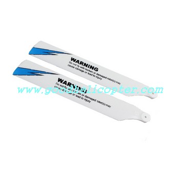 wltoys-v930 power star X2 helicopter parts main blades (white-blue color) - Click Image to Close